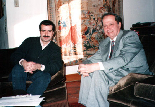 G. Michel Aoun with Gebran Tueni